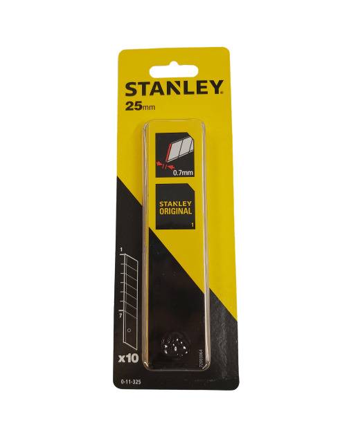 SNAP-OFF KNIFE BLADE 25MM (10PCS) 0-11-325 STANELY 